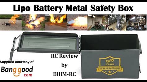 lipo battery storage metal box|lithium battery charging box.